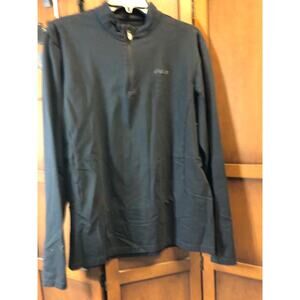 womans asics black jacket